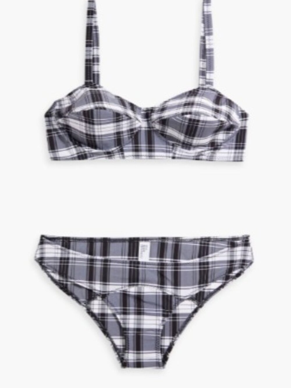 LISA MARIE FERNANDEZ Goldwyn checked bikini NWT